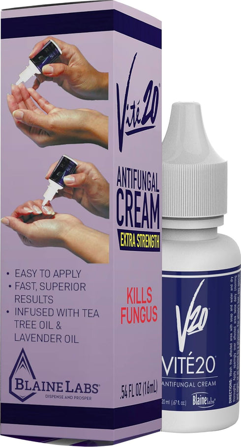 VIT20 V20 20 Vite Antifungal Cream Fungus Killer Hand and Feet Nail Treatment