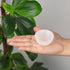 Selenite Bowl for Crystals Charging – 2.25" Mini Crystal Bowl – Ideal for Cleansing Small Crystals and Healing Stones - Protection Crystals - Mined and Crafted in Morocco – Spiritual Gift & Decor by Wish Well