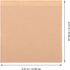 JOYOFREELY 500pcs 13x13.5cm Oil Proof Kraft Paper Bread Bags, Disposable Snack and Sandwich Wrapping Pouches