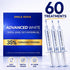Pack 60 35% 310 mL Advanced White Teeth Whitening Gel Refill Treatments | Carbamide Peroxide Professional Dental-Grade