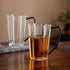 XJOYSL7921 Glass Cups Four-leaf Clover Shaped Drinking Glass with Handle, Clear Borosilicate Mugs for Milk, Coffee, Hot