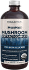 MycoMax Mushroom Complex - 70% Beta Glucans, Promotes Cognition, Immunity, Energy, 8 oz.