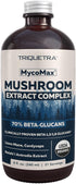 MycoMax Mushroom Complex - 70% Beta Glucans, Promotes Cognition, Immunity, Energy, 8 oz.