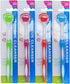 Tongue Brush and Scraper - 4 Pack Tongue Cleaner Helps Fight Bad Breath (Blue, Green, Orange, Red)