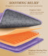 InVarme 2X 158 2H Extra Hot Heating Pad for Cramps: Luxury Plush and Graphene Electric Heating Pad for Back Period