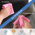 LIVOS 50 Pack Microfiber Cleaning Cloths, 11.5"x11.5", Reusable Edgeless Wipes, Lint Free, Absorbent