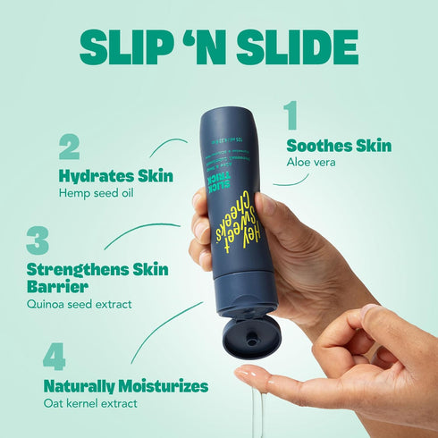 Slick Trick Water-Based Personal Lubricant with Aloe, Hemp & Agave pH Balanced, Non-Sticky, Long-Lasting, Condom & Toy