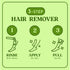 MOOM Hair Removal Wax Strips, 48 Count Reusable & Washable Polycotton Strips for Hair Removal, Perfect for Body & Face