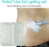 Hola Health 9x9 inch (Pack 25) Waterproof Shower Cover Shields Large for Dialysis Port Picc Line Chest Catheter PD