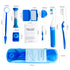 Portable Orthodontic Oral Care Kit, 2 Pack Travel Kit for Patients, Interdental Brushing Wax Floss