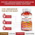 Magnesium Glycinate 400mg, Citrate 200mg, Malate 200mg, Triple Magnesium Complex with Potassium, 120 Gummies