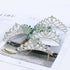 inSowni 8 Pack Decorative Silver Metal Princess Birthday Party Hair Accessories, Rhinestone Crown Hair Pins