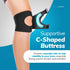BraceAbility Plus Size Patellar Tracking Short Knee Brace - XXXL Support Sleeve for Post Kneecap Dislocation