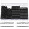 TsMADDTs Bobby Pins Kit, 200PCS Black and U Hair Pins for Women, 2.4 Inch and 2 Inch with Box