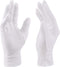 Selizo Moisturizing Gloves for Dry Hands Overnight, 3 Pairs 100% White Cotton Spa Gloves for Eczema, Women
