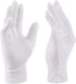 Selizo Moisturizing Gloves for Dry Hands Overnight, 3 Pairs 100% White Cotton Spa Gloves for Eczema, Women