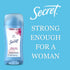 Secret Antiperspirant and Deodorant for Women, 24hr Sweat & Odor Protection, Unscented, 2.6 oz