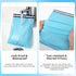 PHOGARY 100Pcs 11.8 17.3 Inch Adult Diaper Disposal Bags Disposable | Odor Lock, Leak-Proof & Tear-Resistant | Large x