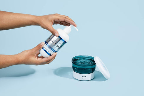 Dr. B Dental Solutions Liquid Crystal Soak Cleanser for Oral Appliances, Dentures, Night Guards, Aligners & Devices
