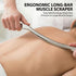 MINZHOUYA 15.75" Muscle Scraper Tool for Back & Legs, Long Bar Myofascial Massage Release Tool, Stainless Steel
