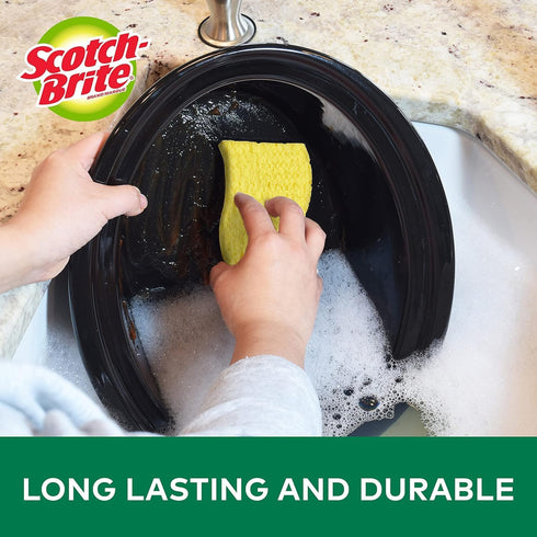 Scotch-Brite Heavy-Duty Scrub Sponge for Tough Cleaning