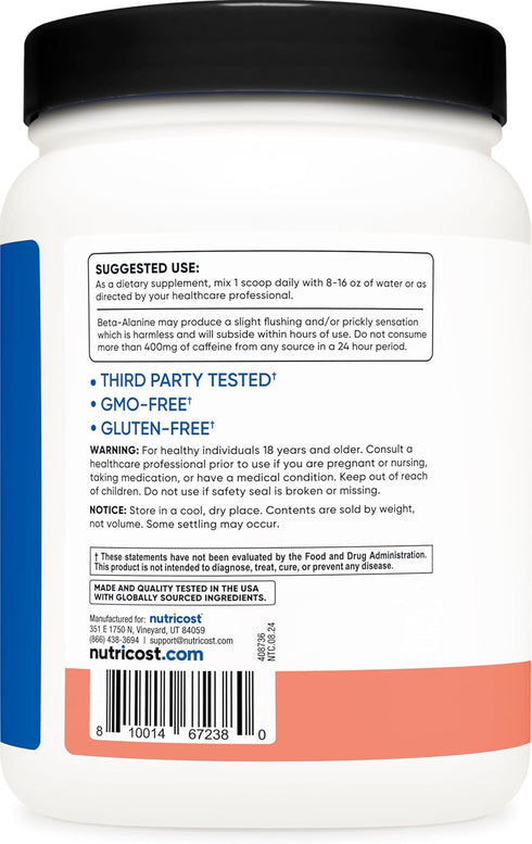 Nutricost Intra-Workout Powder, 30 Servings (Pink Lemonade), Non-GMO, Gluten Free Supplement