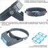 Magnification-1.5X 2X 2.5X 3.5X Headband Magnifier Double Lens Head-Mounted Reading Magnifier Loupe Jewelry Visor