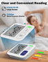 Blood Pressure Monitor, Upper Arm Cuff with 9"-17" Large Cuff, 4" Screen Automatic Digital BP Machine for Home Use