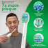 Brushmo e-Series Total Clean Replacement Toothbrush Heads, 6 Medium Firm Dupont Bristles, Compatible with Philips