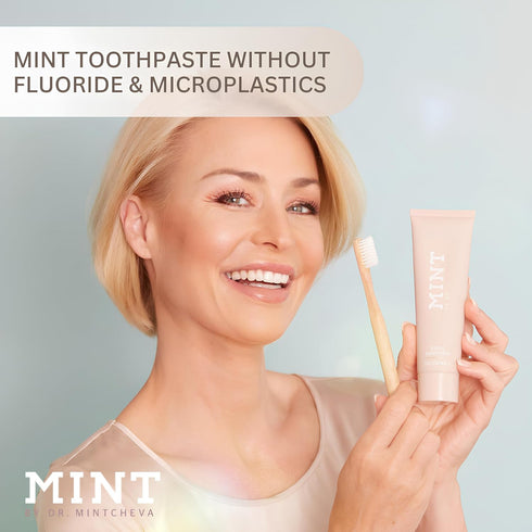 MPT1 2.78 oz Mint Toothpaste Without Fluoride - Vegan and Without microplastic - Cleans Particularly Thoroughly