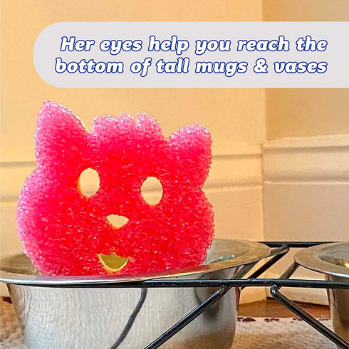 Scrub Daddy Format: Kitchen Mommy (1ct) Scrub Daddy Scrub Special Edition Pets Cat - Scratch-Free Multipurpose Dish