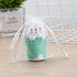 100pcs White Organza Bags 2x3 inch, Sheer Drawstring Gift Bags for Wedding Party Christmas Favors
