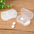 4PCS Pill Case for Purse, Small Portable Travel Daily Pill Organizer AM & PM Mini Vitamin Box Supplement Holder
