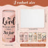 Outus 12 Pack 6 Christian Car Tissues Cylinder Holder with Facial Tissue Bulk Round Bible Verses Napkins Container