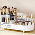 Rotating Makeup Organizer for Vanity | Large Spinning Makeup Storage with Brush Holder & Perfume Organizer