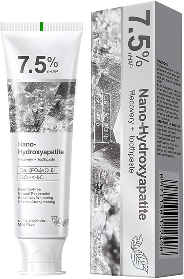 Yiesvsov Dual Action Toothpaste: Deep Cleans Stains and Supports Fresh Breath, Gentle Daily