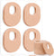 WILLBOND 48 Pack Callus Pads, Soft 1/4" Thick Oval Shape Corn Cushions for Men Women Feet Toes Pain Relief (Nude)