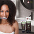 Twin Lotus Activated Charcoal Toothpaste - Teeth Whitening Herbal, Fluoride Free & No SLS for Sensitive Teeth, Coconut