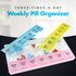 Weekly Pill Organizer - 21 Day Pill Planners for Vitamins, Pills & Medication, Easy to Read & Travel Friendly