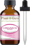 Plant Guru Geranium Essential Oil - 2 oz - 100% Pure Undiluted Therapeutic Grade