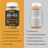 Vitamin D3 5000iu & K2 (as MK7) 200mcg Gummies + 600mg Calcium - High Absorption, Maximum Strength Vitamin D3 K2