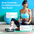Mini Electronic Pulse Stimulator - Easy@Home TENS Unit Muscle Massager for Pain Relief Therapy
