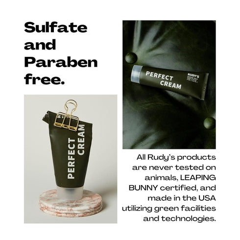 Rudy's Styling Cream, Paraben Free, For All Hair Types, Made in the USA