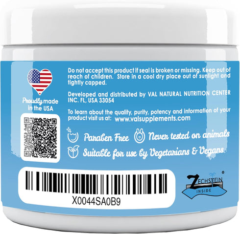 VAL Lombardi Transdermal Magnesium Cream - 4oz Relaxing Chamomile