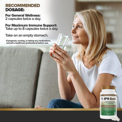 IP6 Gold Immune Support Formula - 120 Vegetarian Capsules