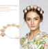 Minkissy Shell Pearl Headband Gold Seashell Crown Goddess Pearl Tiara with Comb for Women Girls Wedding Christmas Cosplay Party Headwear Favor Ornaments