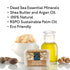 One With Nature Dead Sea Mineral Shea Butter Soap with Argan Oil 4oz 3Pack - Dead Sea Salt Includes Sulfur, Magnesium, and 21 Essential Minerals - 100% Natural, Ideal for All Skin Types