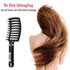 KTKUDY Detangling Hair Brush - Boar Bristle & Tangle-Free Design for Kids, Women, Men (Black)