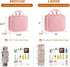Travel Toiletry Bag with Hanging Hook, Water-Resistant Makeup Organizer for Accessories, Full-Size Shampoo