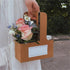 ZSAZSO 5PCS Packaging Flower Boxes Thick Hand Gifts Arrangement Gift Bouquet Floral Materials Box For Wrapping(Red)